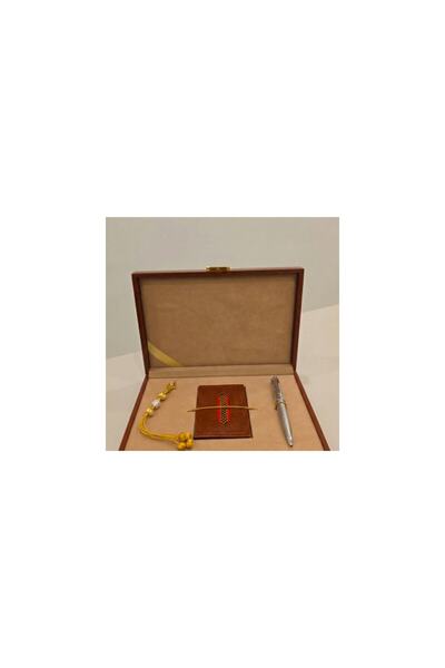 AMAD CRAFT Luxury brown box decorated with handmade Sadu
