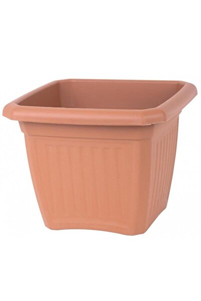 Strend Pro Ghiveci patrat Economy SQ1 Teracotta, 10.5l, 30x30cm, fara farfurie