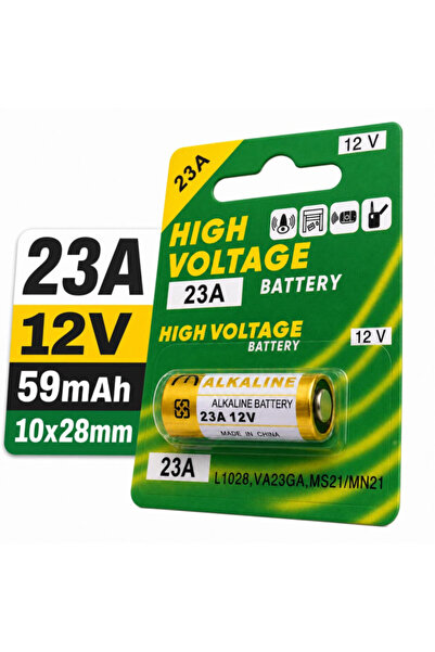 VeeShop Baterie 23A 12V 59mAh 10x28mm, pentru Telecomenzi, Universala