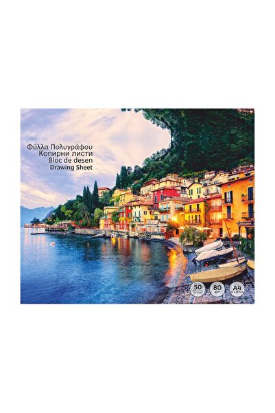 OEM Bloc hârtie pentru schițe, format A4, 50 file, 21x29.7cm – schițe
