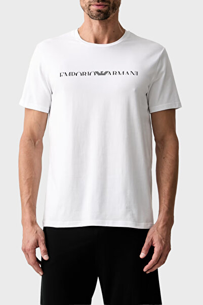 Emporio Armani Logo Cotton Regular Fit Crew Neck t Shirt Men's t Shirt Em0003...