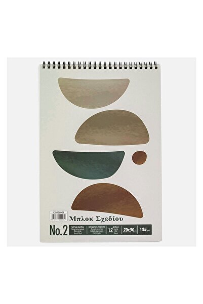 OEM Bloc hârtie pentru schițe, 12 file, 20x30cm – spirală, schițe