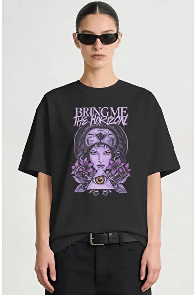 SEVBANO Μπλουζάκι Bring Me The Horizon με στάμπα ροκ μέταλ μουσικού συγκροτήμ...