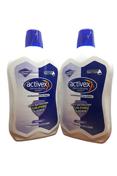 Activex HASSAS CİTLER İÇİN SIVI SABUN 1000 ML X 2 ADET