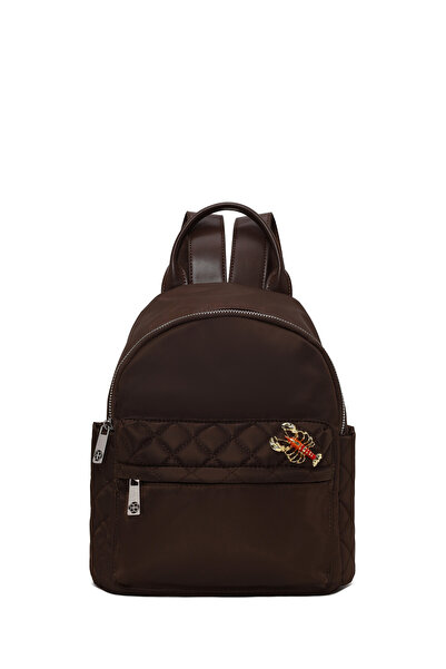 Derimod Rucsac de damă din material textil maro AB240008KK