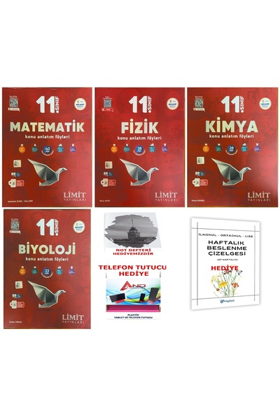Limit Yayınları 2026-2027 Yeni Maarif Modeli 11 Sınıf Sayısal Tüm Dersler Kon...