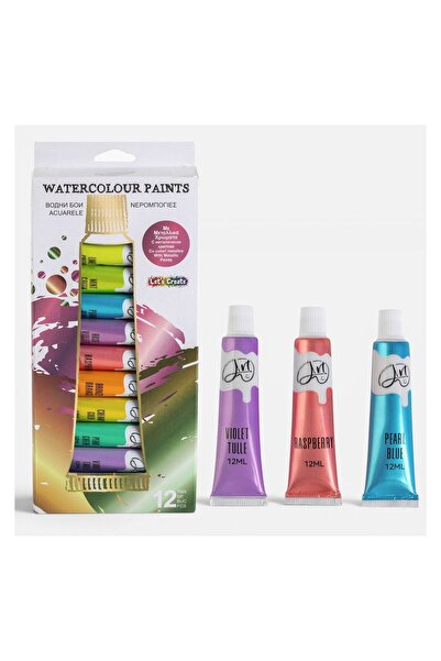 Let's Create Set acuarele pentru pictură și desen, 12 culori, 12ml – acuarelă