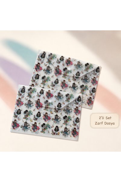 Doğasüs 2 li Çıt Çıtlı Zarf Dosya