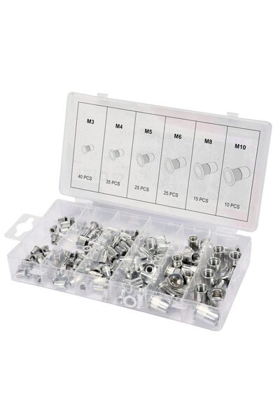 yato Set nituri Aluminiu, YT-36460, M3-M10, 150 bucati