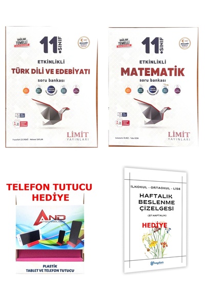 Limit Yayınları 2026-2027 Yeni Maarif Modeli 11 Sınıf Edebiyat-Matematik Etki...