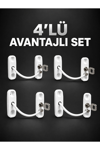 shopwave Window Safety Lock Child Safety Lock with Key Set of 4