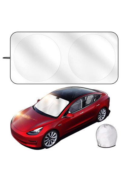 GGEROU Car Windshield Sun Shade, Foldable Reflector Sunshade Offers Ultimate ...