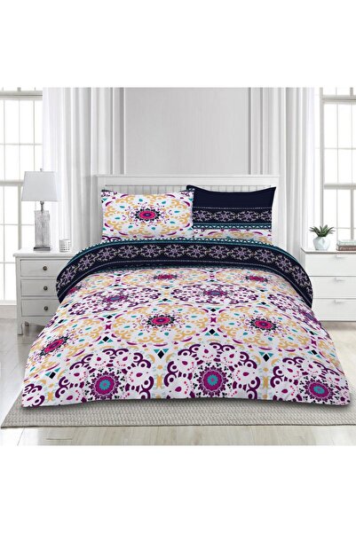 vanora Set de pat din microfibra, 4 piese, King Size, Mandala