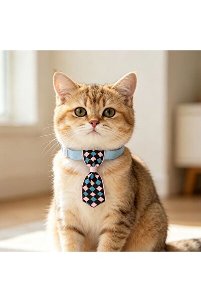 idei Animal tie, diamond pattern, L8 cm, adjustable collar 20-36 cm, decorati...