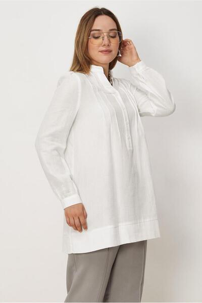 Alvina Haki̇m Yaka Muslin Tunic 46729