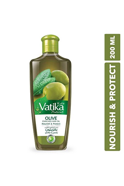 Vatika Naturals Olive Enriched Hair Oil Nourish & Protect 200 ml