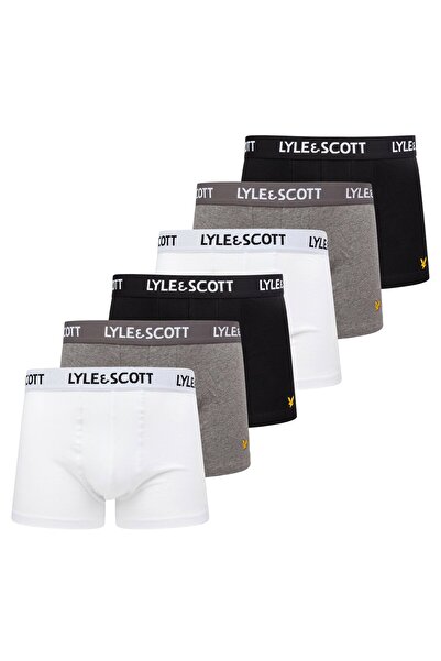 Lyle & Scott LYLE&SCOTT Herren Boxershorts, 6er-Pack - Barclay Core Trunks, B...