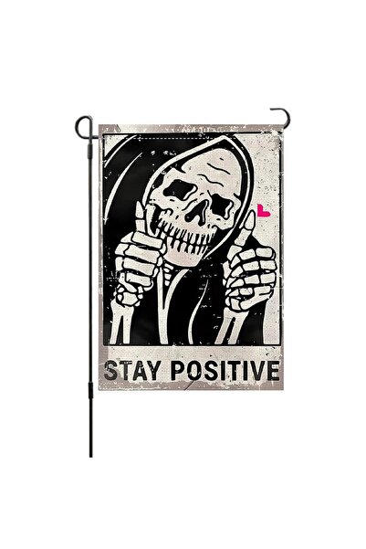OtherMax Atrage atenția! Banner Halloween STAY POSITIVE - Decor Grozav cu Sch...