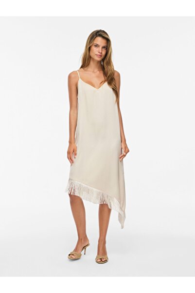 VILA Trägerkleid VIERUM Asymmetrisches