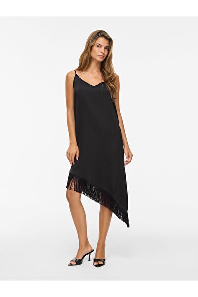 VILA Trägerkleid VIERUM Asymmetrisches