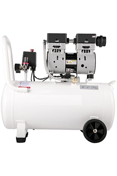 OMS Compresor fara ulei, ultra silentios 68 dB, 750W, 50 l, 170 l/min, 8 Bar,...