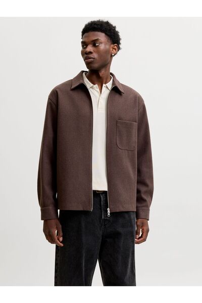 Jack & Jones Vrchní košile Pohodlný střih Vrchní košile