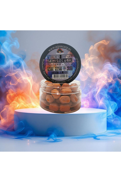 AQUA CARP Μπόιλις Κάρλιγ Ημιδιαλυτό Ντιπούιτ 10x14MM Τούτι Φρούτι & Κριλ 75ΓΡ