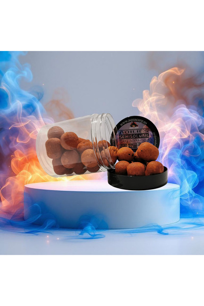 AQUA CARP Boilies Carlig Semisolubil 20MM & 18x24MM Tutti Frutti & Krill 150GR