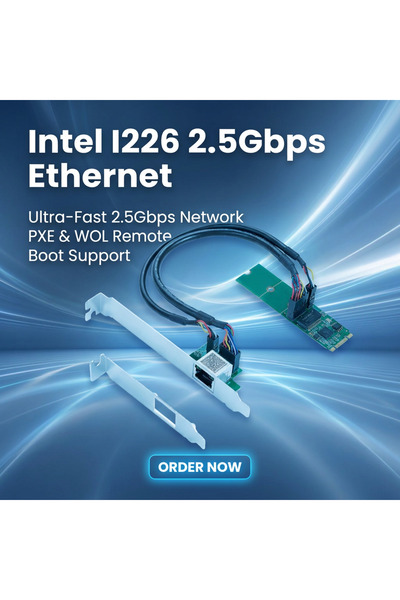 Choice بطاقة إيثرنت 2.5 جيجابت من نوع M.2 B Key M Key إلى PCIe مع منفذ RJ45 L...
