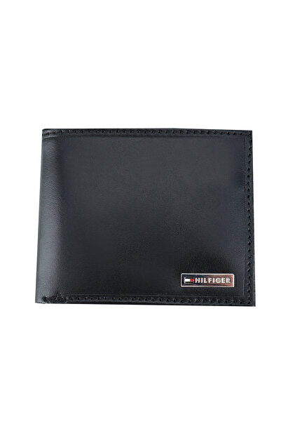 Tommy Hilfiger 31TL130049-BLACK Erkek Cüzdan Siyah