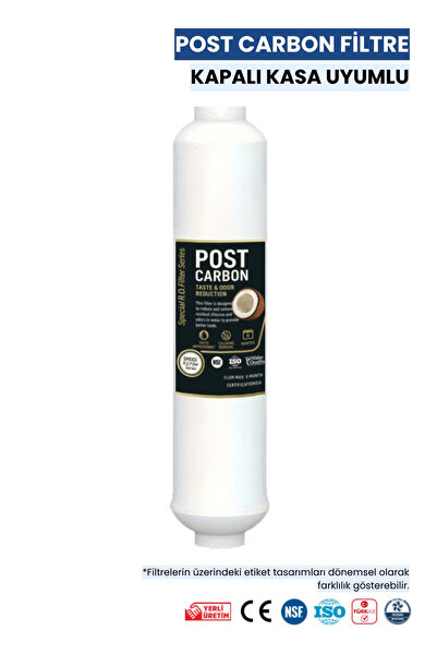 WATER GLOBAL SU ARITMA SİSTEMLERİ Su Arıtma Filtresi Post Karbon Coconut Kapa...