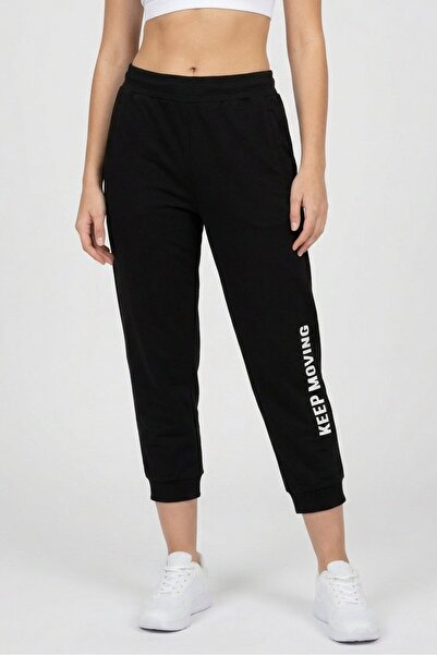 Anta Women Sportswear Fit Running 3/4 Pants, Black