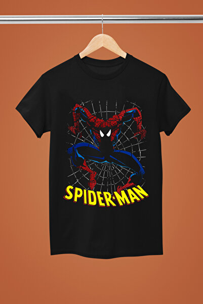 MAGORS Spider Man Printed Crewneck Short Sleeve Children's T-Shirt