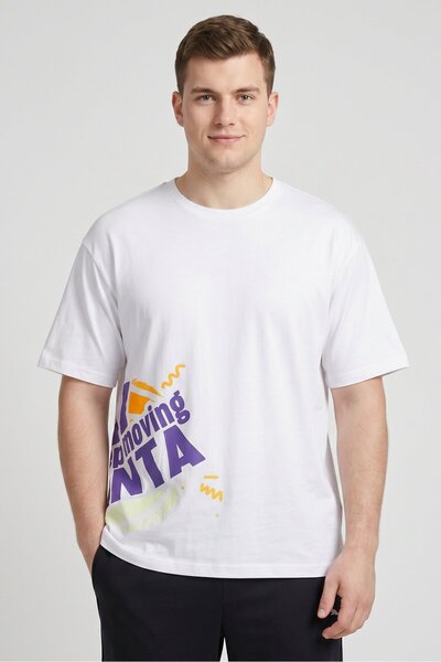 Anta Men Sportswear Fit Short Sleeve Outdoor T-shirt, White