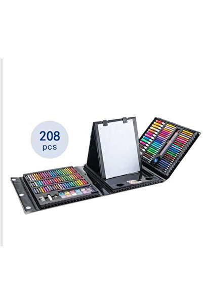 Arabest 208‑Piece Paintbrush Set, Multi‑Size Nylon Brushes, for Watercolor, A...
