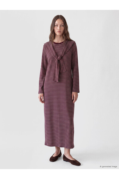 LC Waikiki I Tie-Detail Striped Dress from Freezen Store