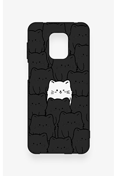 Vip Case Redmi Note 9 Pro 9S Uyumlu Many Cats Desenli Silikon Kılıf