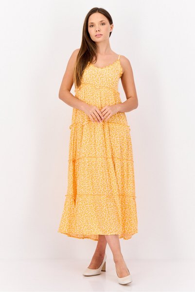 Don't Call Me Jennyfer Women Allover Print Midi Dress, Multicolor