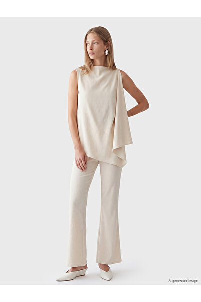 LC Waikiki I Beli Kordonlu Flared Women's Pants from Freezen Store