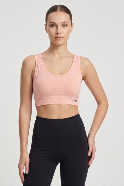 Anta Women Padded Sports Bra, Peach