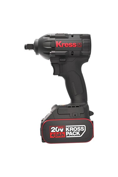 Kress KUB30.2SET 20Volt/4.0Ah. Li-ion Çift Akülü 300Nm Kömürsüz Profesyonel Şarjlı Somun Sıkma + 4 P