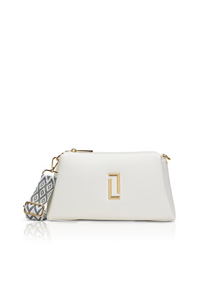 Lavie Luxe Women's Tory26 3-Compartment Sling Bag (White)