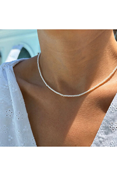HEMS JEWELLERY 14 Ayar Altın İnci Dizi Kolye