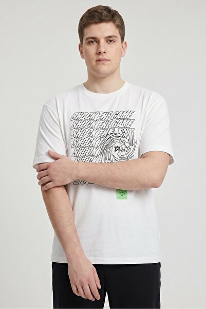 Anta Men Sportswear Fit Short Sleeve Basketball T-Shirt, White
