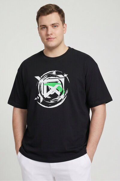 Anta Men Sportswear Fit Short Sleeve Outdoor T-Shirt, Black