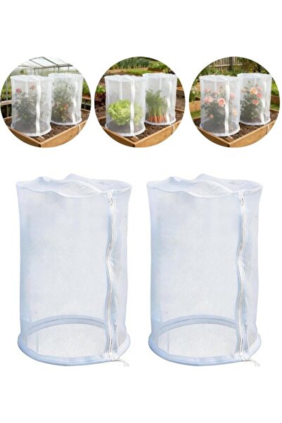 Morvena Picks Huse reutilizabile pentru plante cu fermoar (pachet de 2, 60x60...
