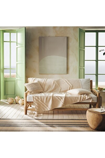 Gofis Home Throw Ife 249 Μπεζ Πολυθρόνα 140x180 εκ.