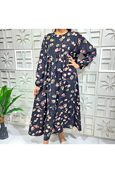 dorbe Women's A-line Long sleeve Maxi Dress