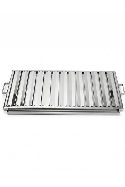 EgeCamp ® FlipFire 304 Paslanmaz Çelik Mangal Izgarası (50x30 cm) - Tüm Manga...