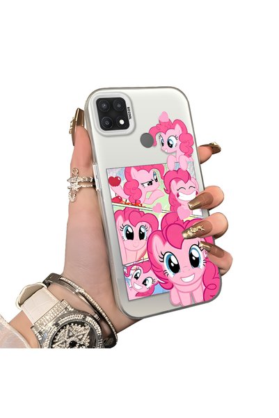 ucuc Oppo A15/A15S Compatible Pinkie Pie Multiple Facial Expression Printed H...